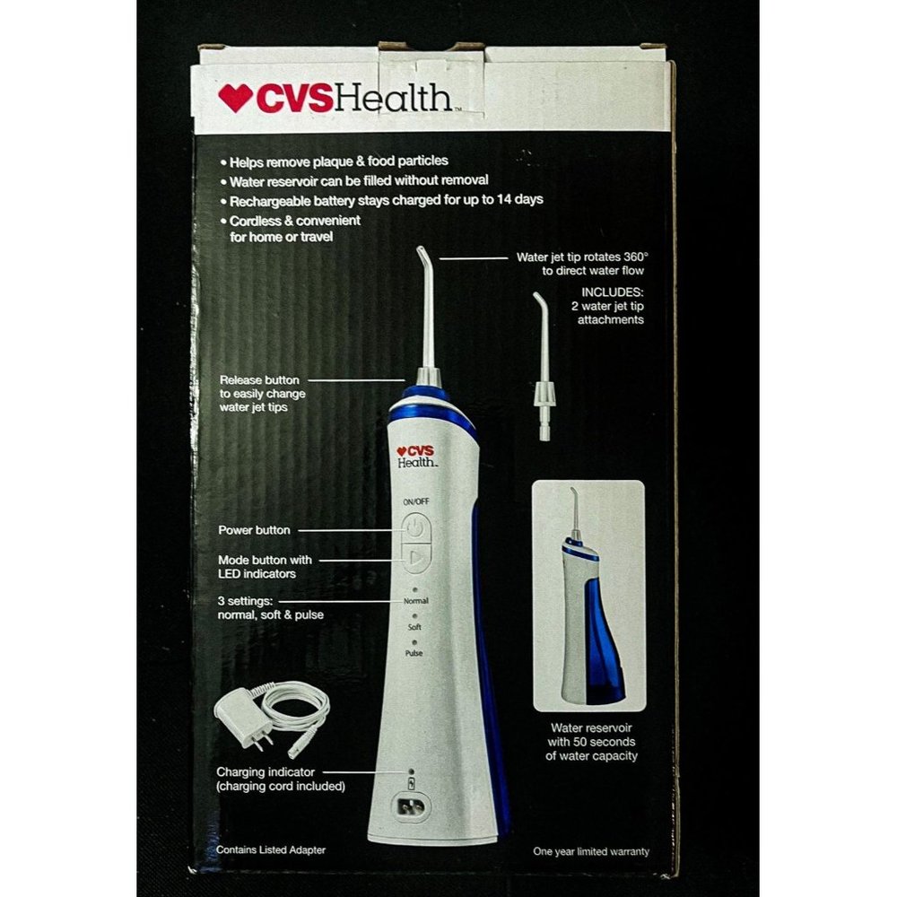 Rechargeable cordless waterpik